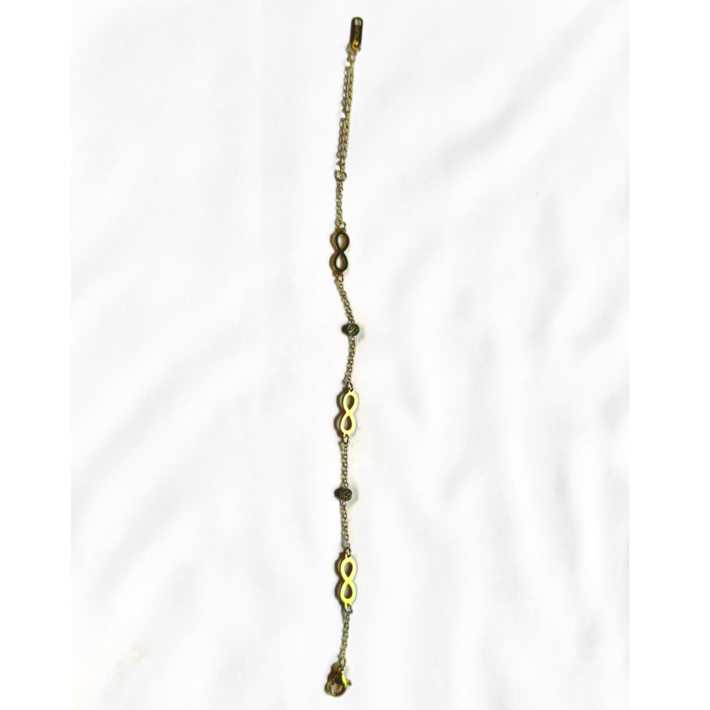 Aas Collection Gold Infinity Bracelet for Women | Elegant Delicate Chain Fashion Jewelry