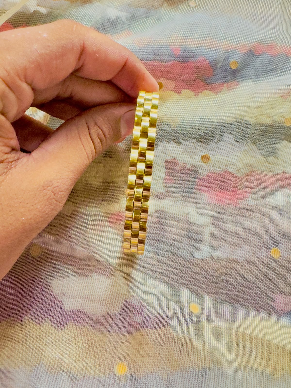 Aas Collection Gold Link Chain Bracelet for Women | Elegant Classic Fashion Jewelry